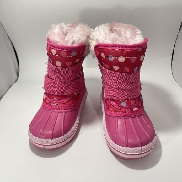 Lot Of 3 Toddler Girls Sneakers Boots Polo Sketchers Circo Sz 5 - 6 Pink Purple - Picture 12 of 16
